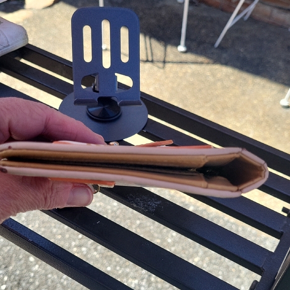 Spartina 449 Floral Wallet - Blue, Red, Tan - Picture 11 of 16